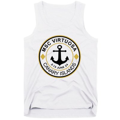 Msc Virtuosa Cruise Sailing Tank Top