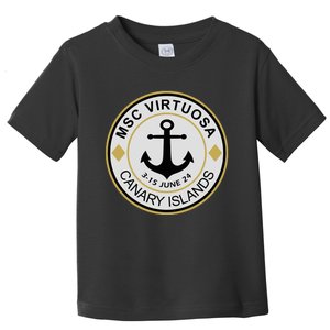 Msc Virtuosa Cruise Sailing Perfect For Any Avid Cruiser Toddler T-Shirt