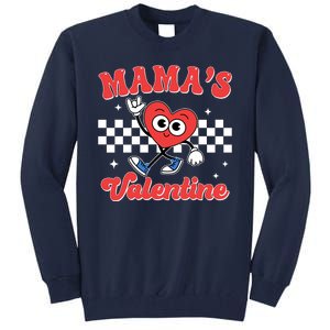 Mamas Valentine Cute Heart Retro Gift Tall Sweatshirt