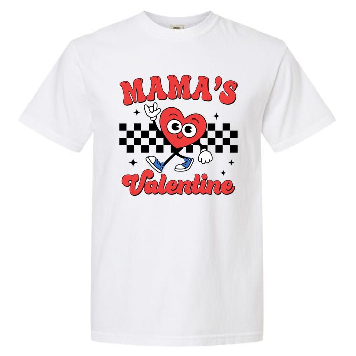 Mamas Valentine Cute Heart Retro Gift Garment-Dyed Heavyweight T-Shirt