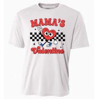 Mamas Valentine Cute Heart Retro Gift Cooling Performance Crew T-Shirt