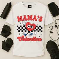 Mamas Valentine Cute Heart Retro Gift Cooling Performance Crew T-Shirt