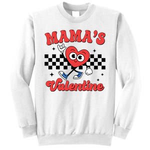 Mamas Valentine Cute Heart Retro Gift Sweatshirt