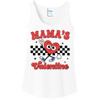 Mamas Valentine Cute Heart Retro Gift Ladies Essential Tank