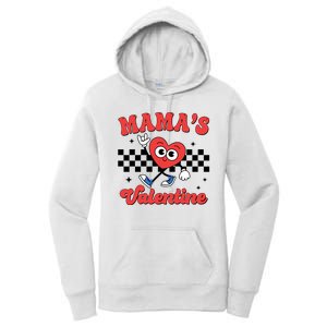 Mamas Valentine Cute Heart Retro Gift Women's Pullover Hoodie