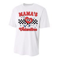 Mamas Valentine Cute Heart Retro Gift Performance Sprint T-Shirt