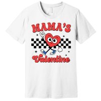 Mamas Valentine Cute Heart Retro Gift Premium T-Shirt