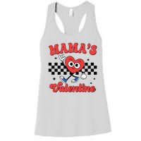 Mamas Valentine Cute Heart Retro Gift Women's Racerback Tank