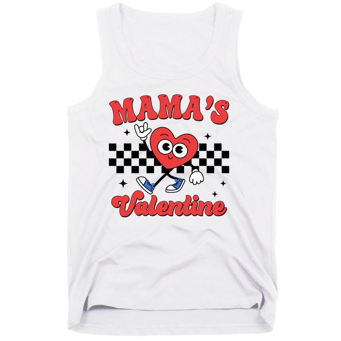 Mamas Valentine Cute Heart Retro Gift Tank Top