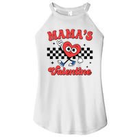 Mamas Valentine Cute Heart Retro Gift Women's Perfect Tri Rocker Tank