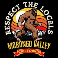 Morongo Valley California Respect The Locals Retro Bigfoot Bucket Hat