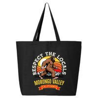 Morongo Valley California Respect The Locals Retro Bigfoot 25L Jumbo Tote