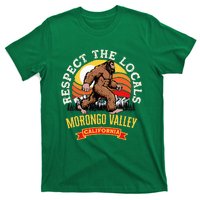 Morongo Valley California Respect The Locals Retro Bigfoot T-Shirt