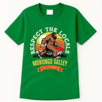 Morongo Valley California Respect The Locals Retro Bigfoot Tall T-Shirt