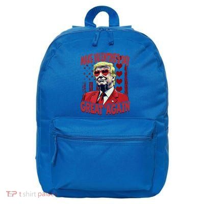 Make Valentines Day Great Again U S Flag Trump Valentines Gift 16 in Basic Backpack