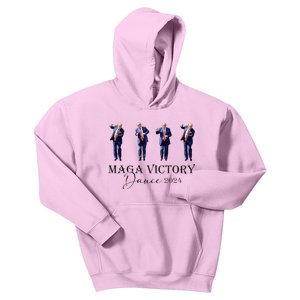 Maga Victory Dance Trump 2024 47th President Kids Hoodie