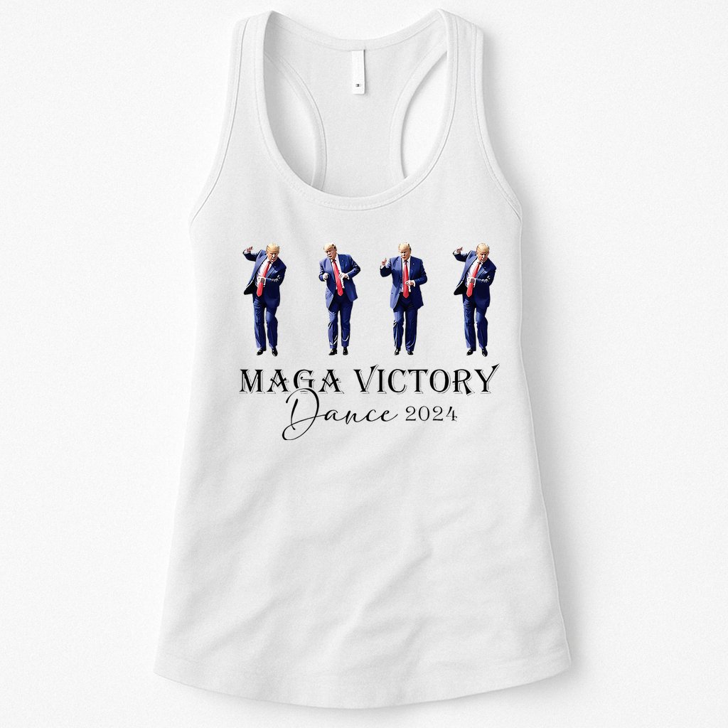 Maga Victory Dance Trump 2024 47th President Womens Tank Top
