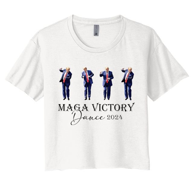 Maga Victory Dance Trump 2024 47th President Crop Top