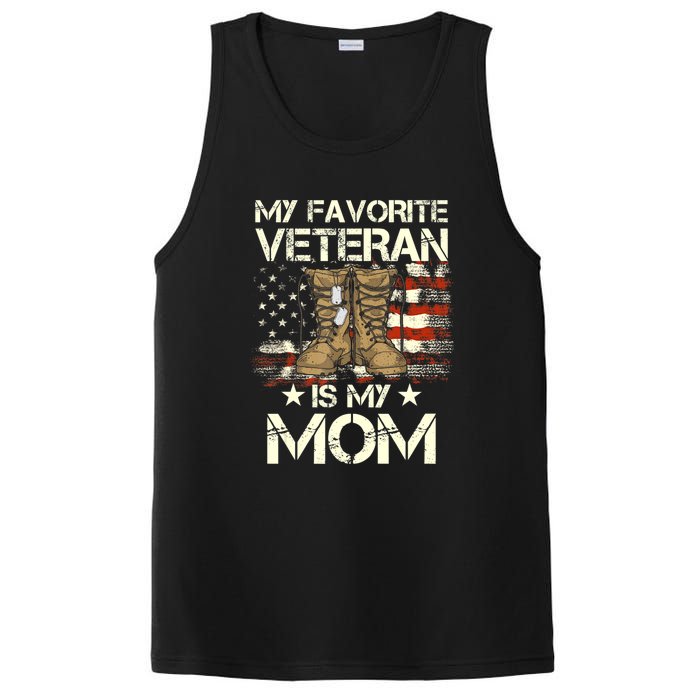 Mother Veterans Day My Favorite Veteran Is My Mom Proud Son PosiCharge Competitor Tank