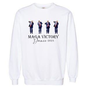 Maga Victory Dance Trump 2024 47th President Garment-Dyed Sweatshirt