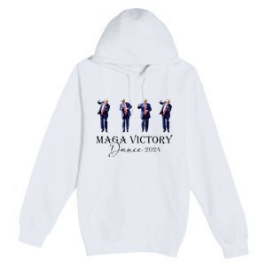 Maga Victory Dance Trump 2024 47th President Premium Pullover Hoodie