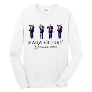 Maga Victory Dance Trump 2024 47th President Tall Long Sleeve T-Shirt