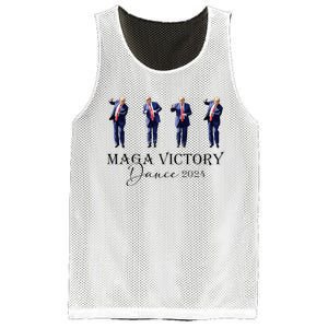 Maga Victory Dance Trump 2024 47th President Mesh Reversible Basketball Jersey Tank