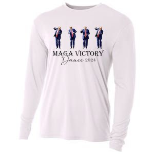 Maga Victory Dance Trump 2024 47th President Cooling Performance Long Sleeve Crew