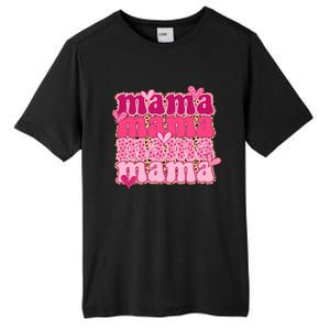 Mama Valentine's Day Gift For Mom Mother's Day Tall Fusion ChromaSoft Performance T-Shirt