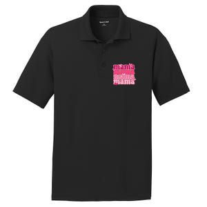 Mama Valentine's Day Gift For Mom Mother's Day PosiCharge RacerMesh Polo