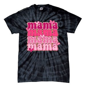 Mama Valentine's Day Gift For Mom Mother's Day Tie-Dye T-Shirt