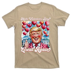 Make Valentine Day Great Again Funny Trump Lovers 2025 T-Shirt