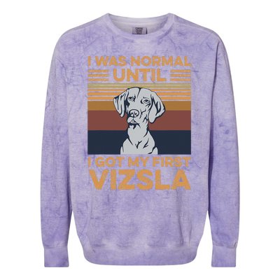 Magyar Vizsla Design For A Magyar Vizsla Owner Colorblast Crewneck Sweatshirt