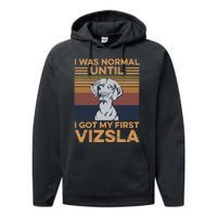 Magyar Vizsla Design For A Magyar Vizsla Owner Performance Fleece Hoodie