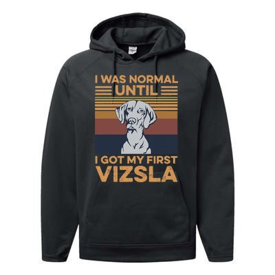 Magyar Vizsla Design For A Magyar Vizsla Owner Performance Fleece Hoodie