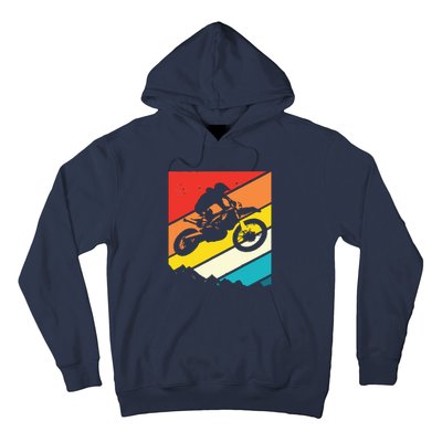 Motocross Vintage Dirt Bike Motorcycle Biker Gift Hoodie