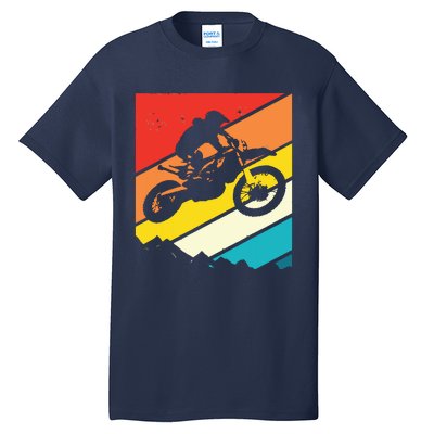 Motocross Vintage Dirt Bike Motorcycle Biker Gift Tall T-Shirt