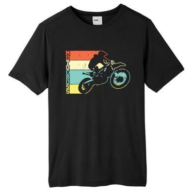 Motocross Vintage Dirt Bike Motorcycle Biker Gift Tall Fusion ChromaSoft Performance T-Shirt