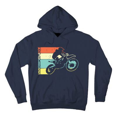 Motocross Vintage Dirt Bike Motorcycle Biker Gift Tall Hoodie