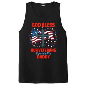 Military Veteran Daddy For Proud Daughter Or Son Gift PosiCharge Competitor Tank