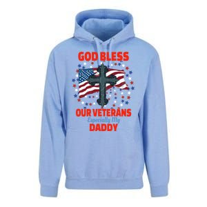 Military Veteran Daddy For Proud Daughter Or Son Gift Unisex Surf Hoodie