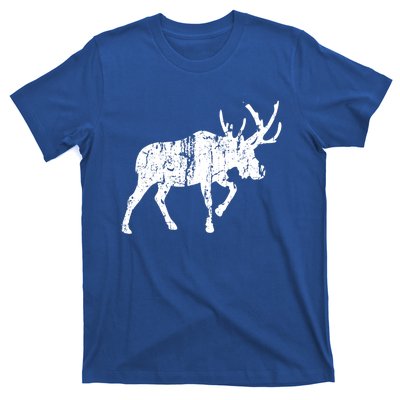 Moose Vintage Design Gift Moose Print Cool Gift T-Shirt