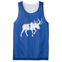 Moose Vintage Design Gift Moose Print Cool Gift Mesh Reversible Basketball Jersey Tank