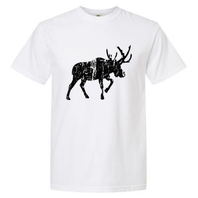 Moose Vintage Design Gift Moose Print Cool Gift Garment-Dyed Heavyweight T-Shirt