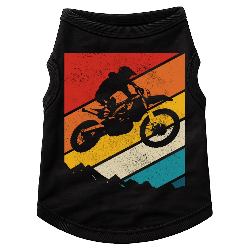 Motocross Vintage Dirt Bike Mx Enduro Motorcycle Biker Gift Doggie Tank