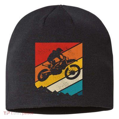 Motocross Vintage Dirt Bike Mx Enduro Motorcycle Biker Gift Sustainable Beanie