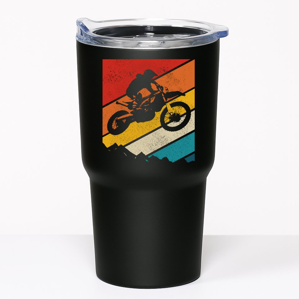 Motocross Vintage Dirt Bike Mx Enduro Motorcycle Biker Gift Tumbler