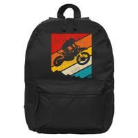 Motocross Vintage Dirt Bike MX Enduro Motorcycle Biker Gift 16 in Basic Backpack