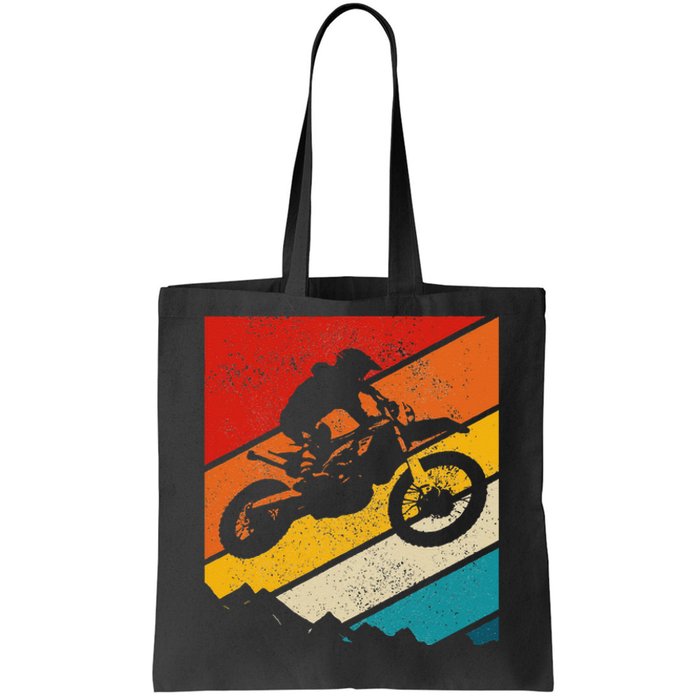 Motocross Vintage Dirt Bike MX Enduro Motorcycle Biker Gift Tote Bag