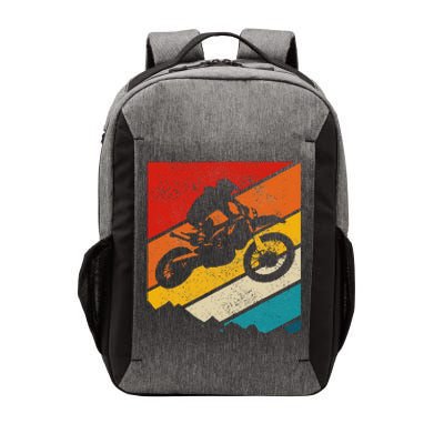 Motocross Vintage Dirt Bike MX Enduro Motorcycle Biker Gift Vector Backpack